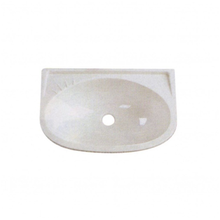 1 - Évier rectangulaire en plastique pour camping-car et nautique 400x270 mm